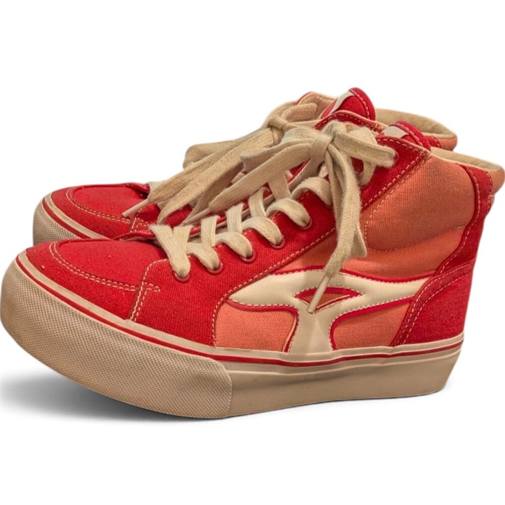 Airwalk Aurora High Top Sneakers Red and Pink Women's 8M